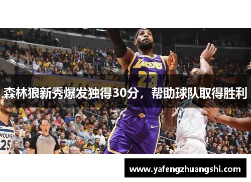 森林狼新秀爆发独得30分，帮助球队取得胜利